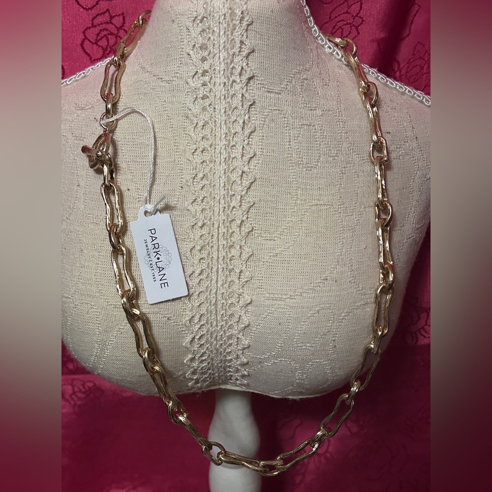 NWT Park Lane Gold Link Necklace - Picture 2 of 8